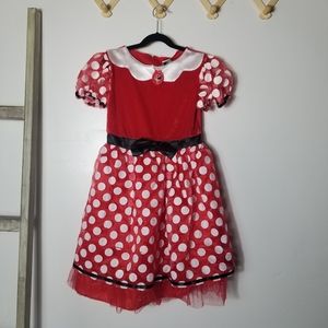 DISNEY MINNIE MOUSE DRESS-UP DRESS SIZE 8/10 MEDIUM